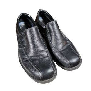 Dockers Men's Black Leather Dress Casual Loafer Shoes Size 10.5